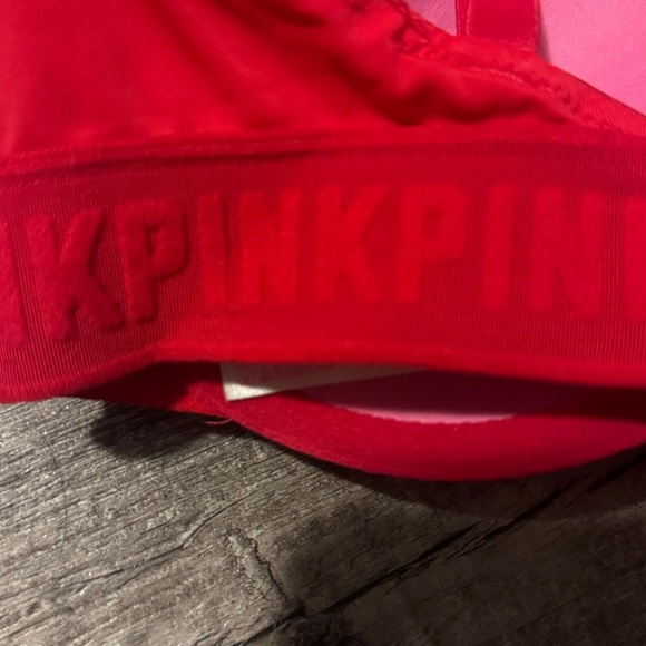 PINK Victoria's Secret Bold Red Bra - Picture 3 of 4